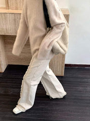 【動画あり】春カラーオーバーモヘアニットトップス　４色展開 - select store mirror me【動画あり】春カラーオーバーモヘアニットトップス　４色展開198668304mirror meselect store mirror me198668304ホワイト