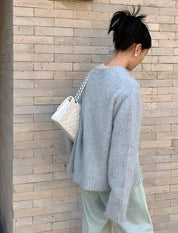 【動画あり】春カラーオーバーモヘアニットトップス　４色展開 - select store mirror me【動画あり】春カラーオーバーモヘアニットトップス　４色展開198668304mirror meselect store mirror me198668304ホワイト