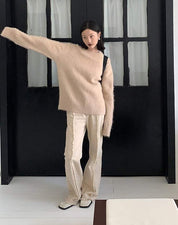 【動画あり】春カラーオーバーモヘアニットトップス　４色展開 - select store mirror me【動画あり】春カラーオーバーモヘアニットトップス　４色展開198668304mirror meselect store mirror me198668304ホワイト