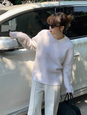 【動画あり】春カラーオーバーモヘアニットトップス　４色展開 - select store mirror me【動画あり】春カラーオーバーモヘアニットトップス　４色展開198668304mirror meselect store mirror me198668304ホワイト