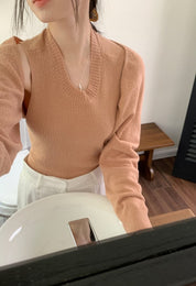 【動画あり】ショルダーカットバックオープンニット　４色展開 - select store mirror me【動画あり】ショルダーカットバックオープンニット　４色展開200256443mirror meselect store mirror me200256443アイボリー
