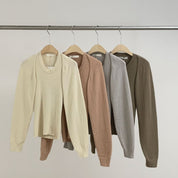 【動画あり】ショルダーカットバックオープンニット　４色展開 - select store mirror me【動画あり】ショルダーカットバックオープンニット　４色展開200256443mirror meselect store mirror me200256443アイボリー