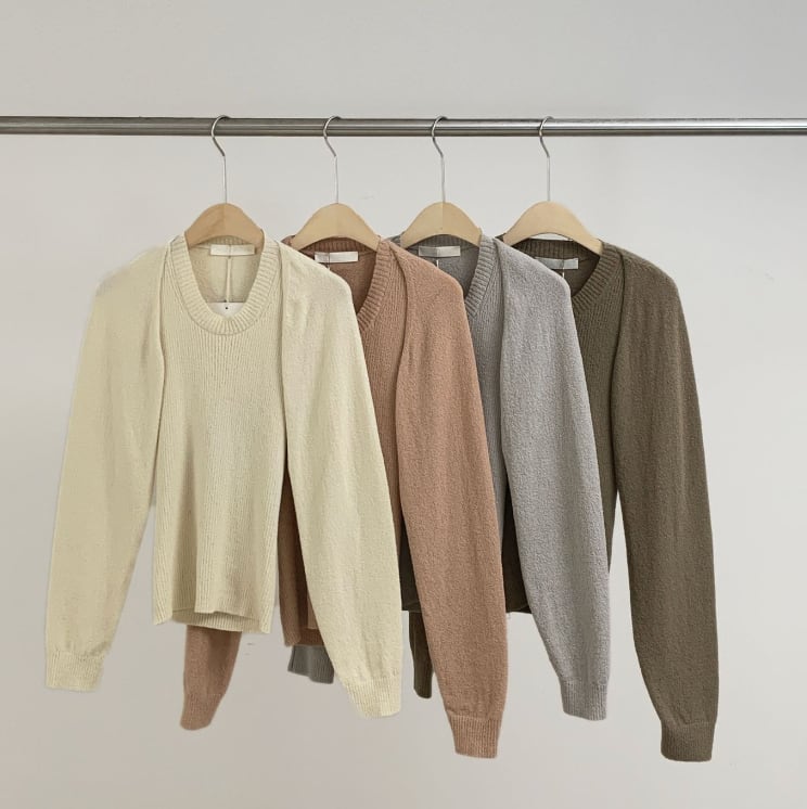 【動画あり】ショルダーカットバックオープンニット　４色展開 - select store mirror me【動画あり】ショルダーカットバックオープンニット　４色展開200256443mirror meselect store mirror me200256443アイボリー