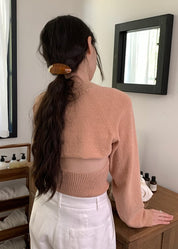 【動画あり】ショルダーカットバックオープンニット　４色展開 - select store mirror me【動画あり】ショルダーカットバックオープンニット　４色展開200256443mirror meselect store mirror me200256443アイボリー