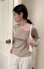 【動画あり】シースルーカットショルダー変形デザイントップス　４色展開 - select store mirror me【動画あり】シースルーカットショルダー変形デザイントップス　４色展開200258140mirror meselect store mirror me200258140ホワイト