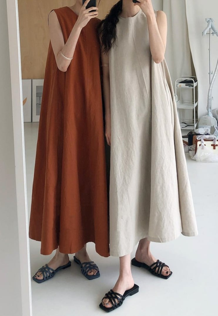 ノースリーブサックロングロンパース　４色展開 - select store mirror meノースリーブサックロングロンパース　４色展開208515274mirror meselect store mirror me208515274ホワイト