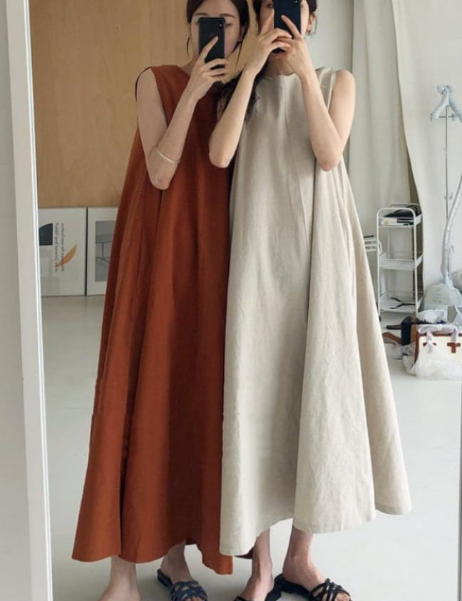 ノースリーブサックロングロンパース　４色展開 - select store mirror meノースリーブサックロングロンパース　４色展開208515274mirror meselect store mirror me208515274ホワイト