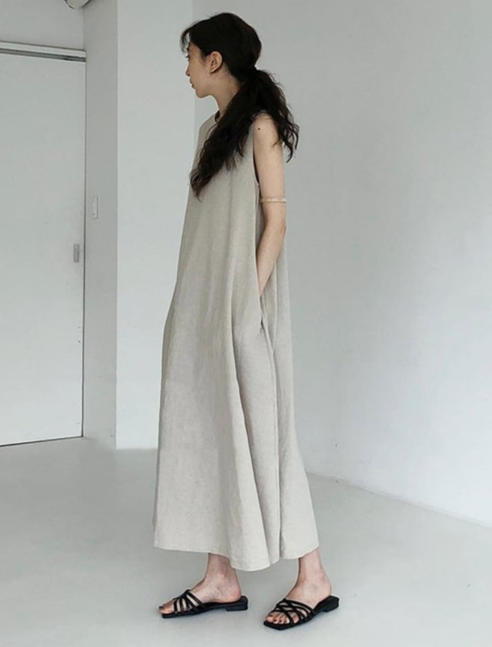 ノースリーブサックロングロンパース　４色展開 - select store mirror meノースリーブサックロングロンパース　４色展開208515274mirror meselect store mirror me208515274ホワイト