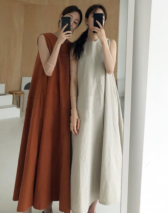 ノースリーブサックロングロンパース　４色展開 - select store mirror meノースリーブサックロングロンパース　４色展開208515274mirror meselect store mirror me208515274ホワイト