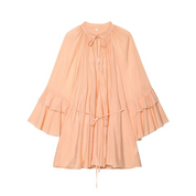 ルーズフリルドレス