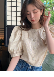 ロマンティックシフォンブラウス