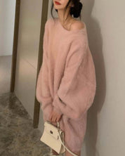 【上質】【動画あり】ラフシルエットもこもこニット　５色展開 - select store mirror me【上質】【動画あり】ラフシルエットもこもこニット　５色展開152087227mirror meselect store mirror me152087227ホワイト