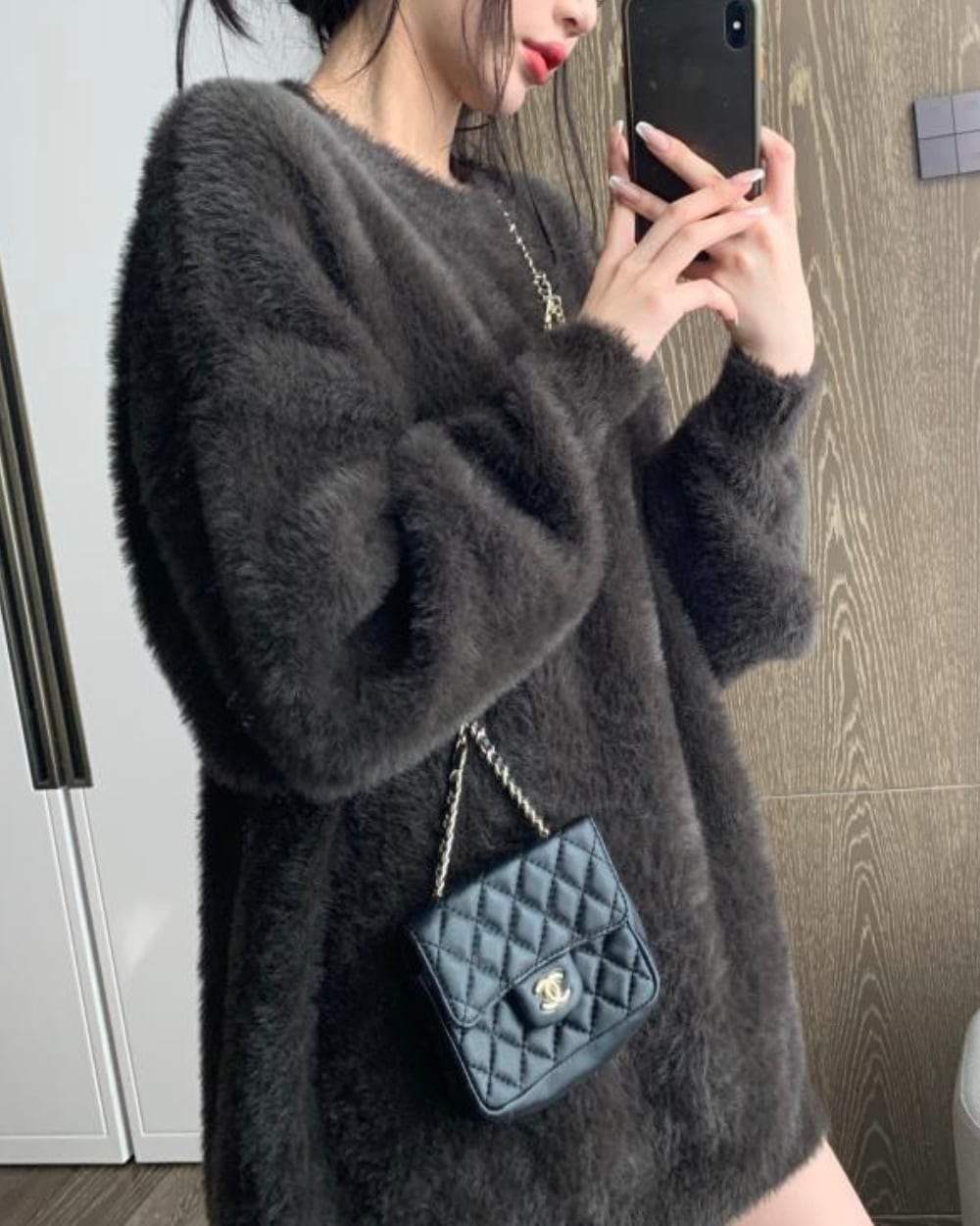 【上質】【動画あり】ラフシルエットもこもこニット　５色展開 - select store mirror me【上質】【動画あり】ラフシルエットもこもこニット　５色展開152087227mirror meselect store mirror me152087227ホワイト