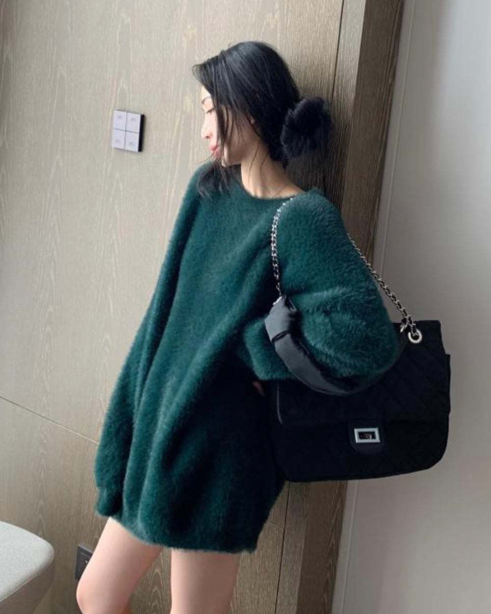 【上質】【動画あり】ラフシルエットもこもこニット　５色展開 - select store mirror me【上質】【動画あり】ラフシルエットもこもこニット　５色展開152087227mirror meselect store mirror me152087227ホワイト