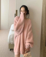 【上質】【動画あり】ラフシルエットもこもこニット　５色展開 - select store mirror me【上質】【動画あり】ラフシルエットもこもこニット　５色展開152087227mirror meselect store mirror me152087227ホワイト