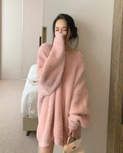 【上質】【動画あり】ラフシルエットもこもこニット　５色展開 - select store mirror me【上質】【動画あり】ラフシルエットもこもこニット　５色展開152087227mirror meselect store mirror me152087227ホワイト