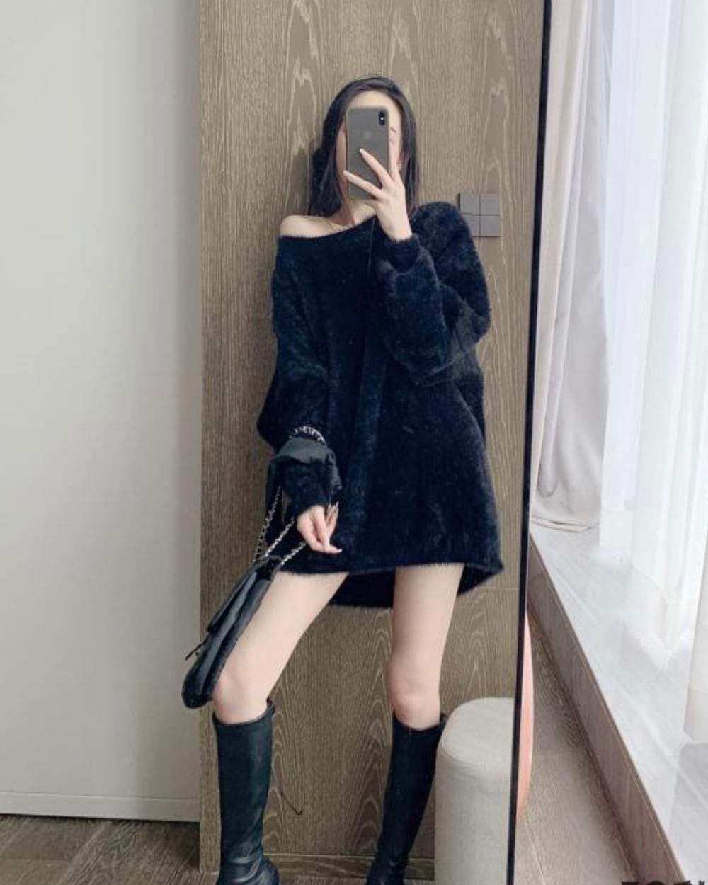 【上質】【動画あり】ラフシルエットもこもこニット　５色展開 - select store mirror me【上質】【動画あり】ラフシルエットもこもこニット　５色展開152087227mirror meselect store mirror me152087227ホワイト