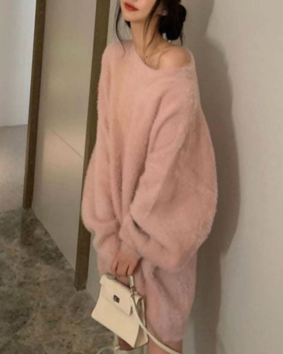 【上質】【動画あり】ラフシルエットもこもこニット　５色展開 - select store mirror me【上質】【動画あり】ラフシルエットもこもこニット　５色展開152087227mirror meselect store mirror me152087227ホワイト