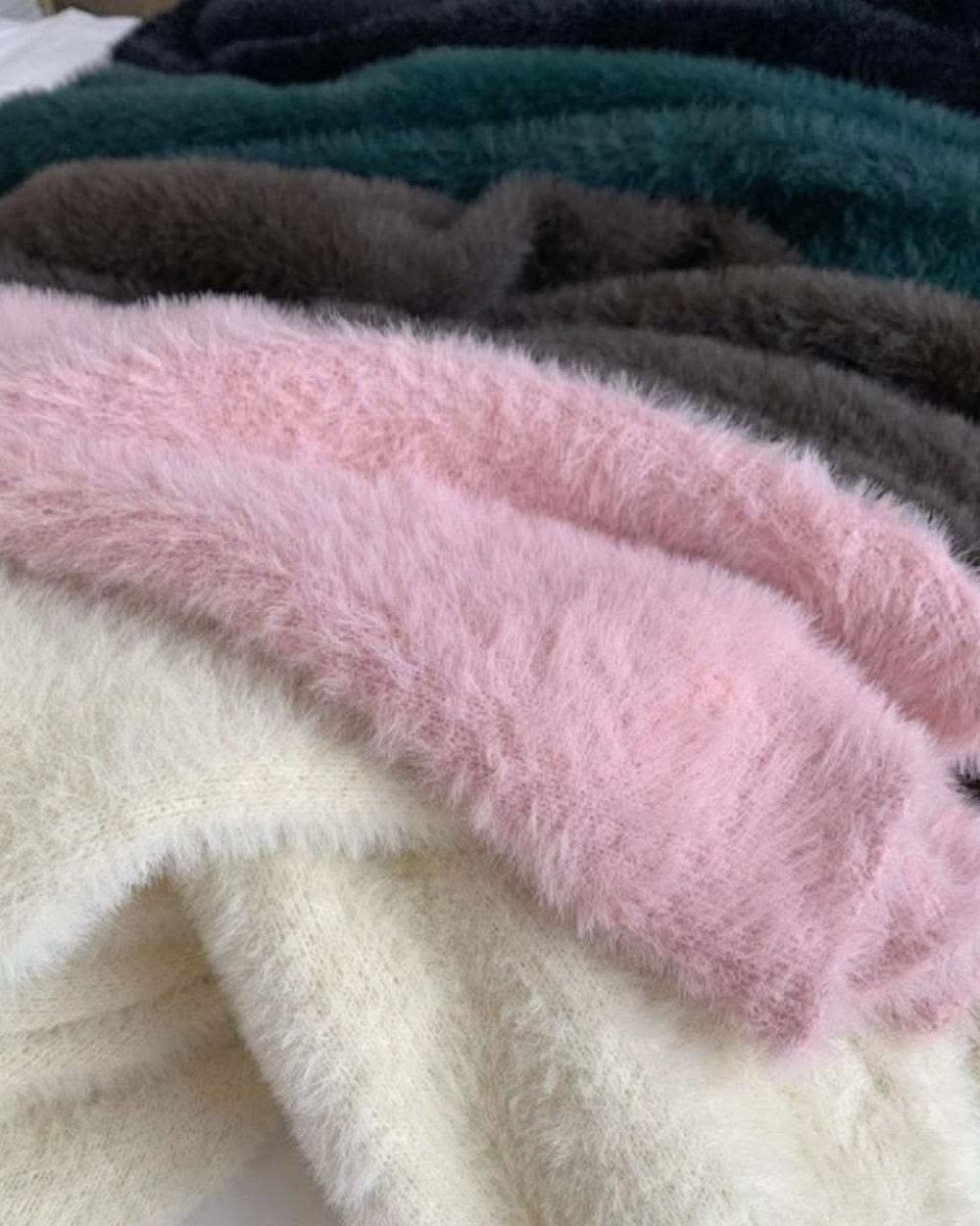 【上質】【動画あり】ラフシルエットもこもこニット　５色展開 - select store mirror me【上質】【動画あり】ラフシルエットもこもこニット　５色展開152087227mirror meselect store mirror me152087227ホワイト