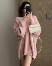 【上質】【動画あり】ラフシルエットもこもこニット　５色展開 - select store mirror me【上質】【動画あり】ラフシルエットもこもこニット　５色展開152087227mirror meselect store mirror me152087227ホワイト