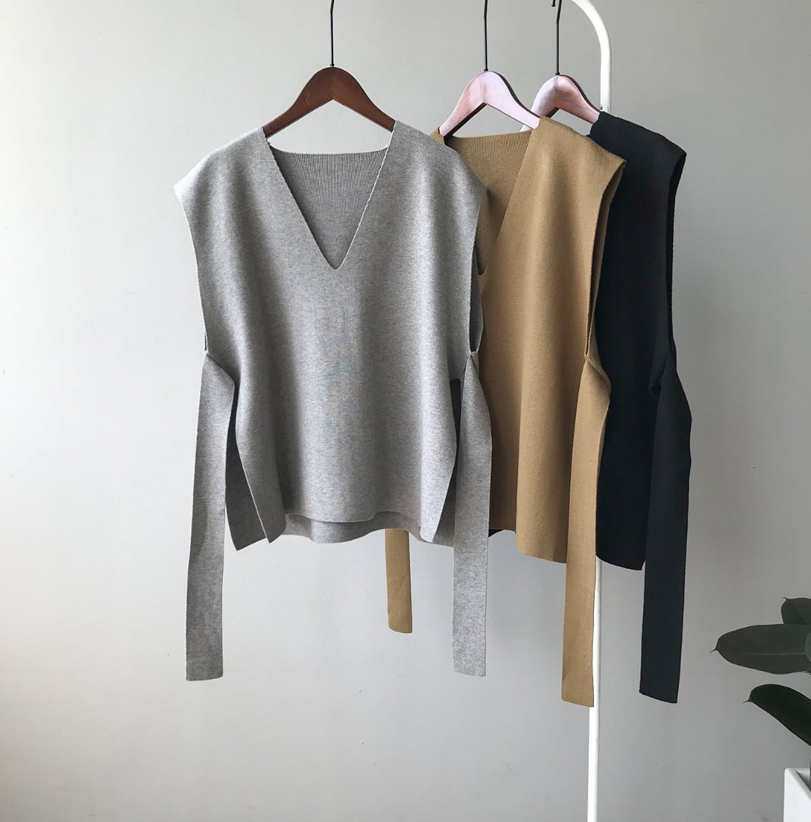 ベーシックベストニットトップス　５色展開 - select store mirror meベーシックベストニットトップス　５色展開188686422mirror meselect store mirror me188686422ベージュ