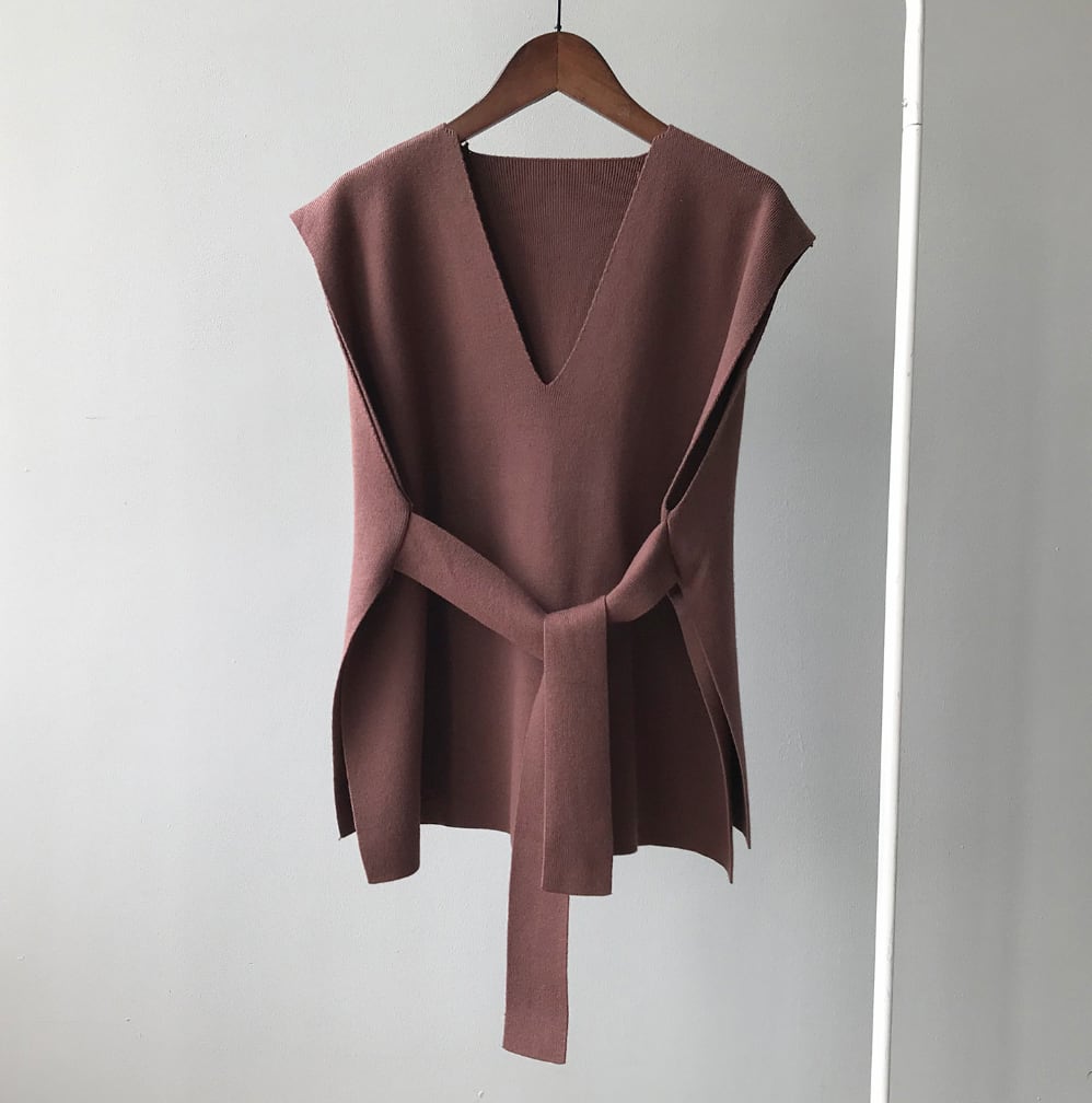 ベーシックベストニットトップス　５色展開 - select store mirror meベーシックベストニットトップス　５色展開188686422mirror meselect store mirror me188686422ベージュ