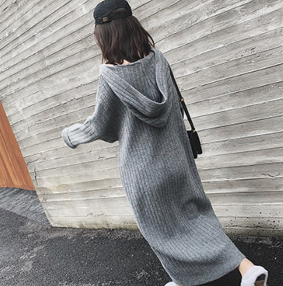 ゆるシルエットリブニットワンピース　５色展開 - select store mirror meゆるシルエットリブニットワンピース　５色展開189950408mirror meselect store mirror me189950408アイボリー