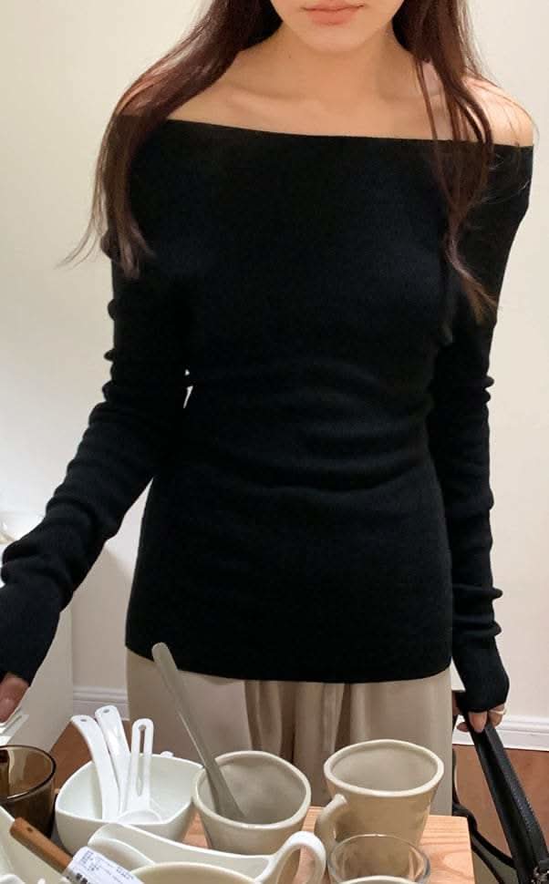 ＜インスタグラマー様ご愛用＞【動画あり】シースルーオフショルダーロングトップス　５色展開 - select store mirror me＜インスタグラマー様ご愛用＞【動画あり】シースルーオフショルダーロングトップス　５色展開200101105mirror meselect store mirror me200101105ホワイト