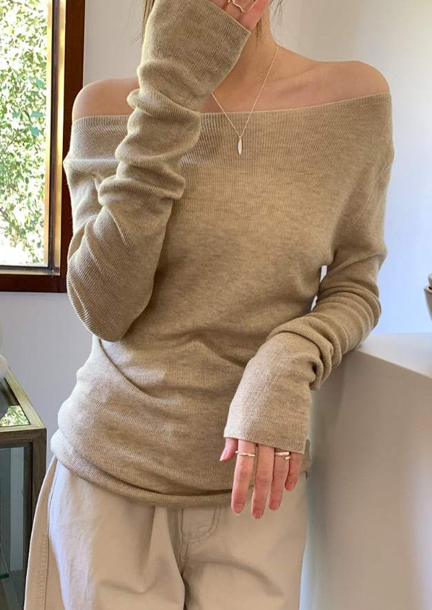 ＜インスタグラマー様ご愛用＞【動画あり】シースルーオフショルダーロングトップス　５色展開 - select store mirror me＜インスタグラマー様ご愛用＞【動画あり】シースルーオフショルダーロングトップス　５色展開200101105mirror meselect store mirror me200101105ホワイト