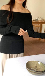 ＜インスタグラマー様ご愛用＞【動画あり】シースルーオフショルダーロングトップス　５色展開 - select store mirror me＜インスタグラマー様ご愛用＞【動画あり】シースルーオフショルダーロングトップス　５色展開200101105mirror meselect store mirror me200101105ホワイト