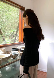 ＜インスタグラマー様ご愛用＞【動画あり】シースルーオフショルダーロングトップス　５色展開 - select store mirror me＜インスタグラマー様ご愛用＞【動画あり】シースルーオフショルダーロングトップス　５色展開200101105mirror meselect store mirror me200101105ホワイト