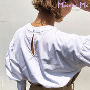 ペプラム異素材切り替えトップス - select store mirror meペプラム異素材切り替えトップス52693393mirror meselect store mirror me52693393S