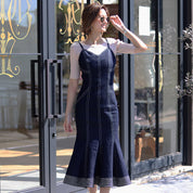 ＜インスタグラマー様ご愛用＞＜伸縮性抜群＞美シルエットマーメイドラインデニムワンピース - select store mirror me＜インスタグラマー様ご愛用＞＜伸縮性抜群＞美シルエットマーメイドラインデニムワンピース52760900mirror meselect store mirror me52760900S