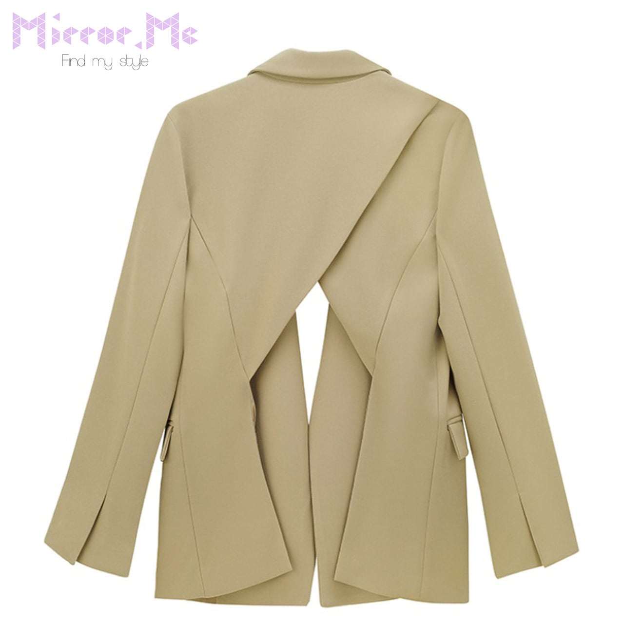 【動画あり】変形デザインバックオープンラフジャケット - select store mirror me【動画あり】変形デザインバックオープンラフジャケット56210099mirror meselect store mirror me56210099XS