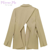 【動画あり】変形デザインバックオープンラフジャケット - select store mirror me【動画あり】変形デザインバックオープンラフジャケット56210099mirror meselect store mirror me56210099XS