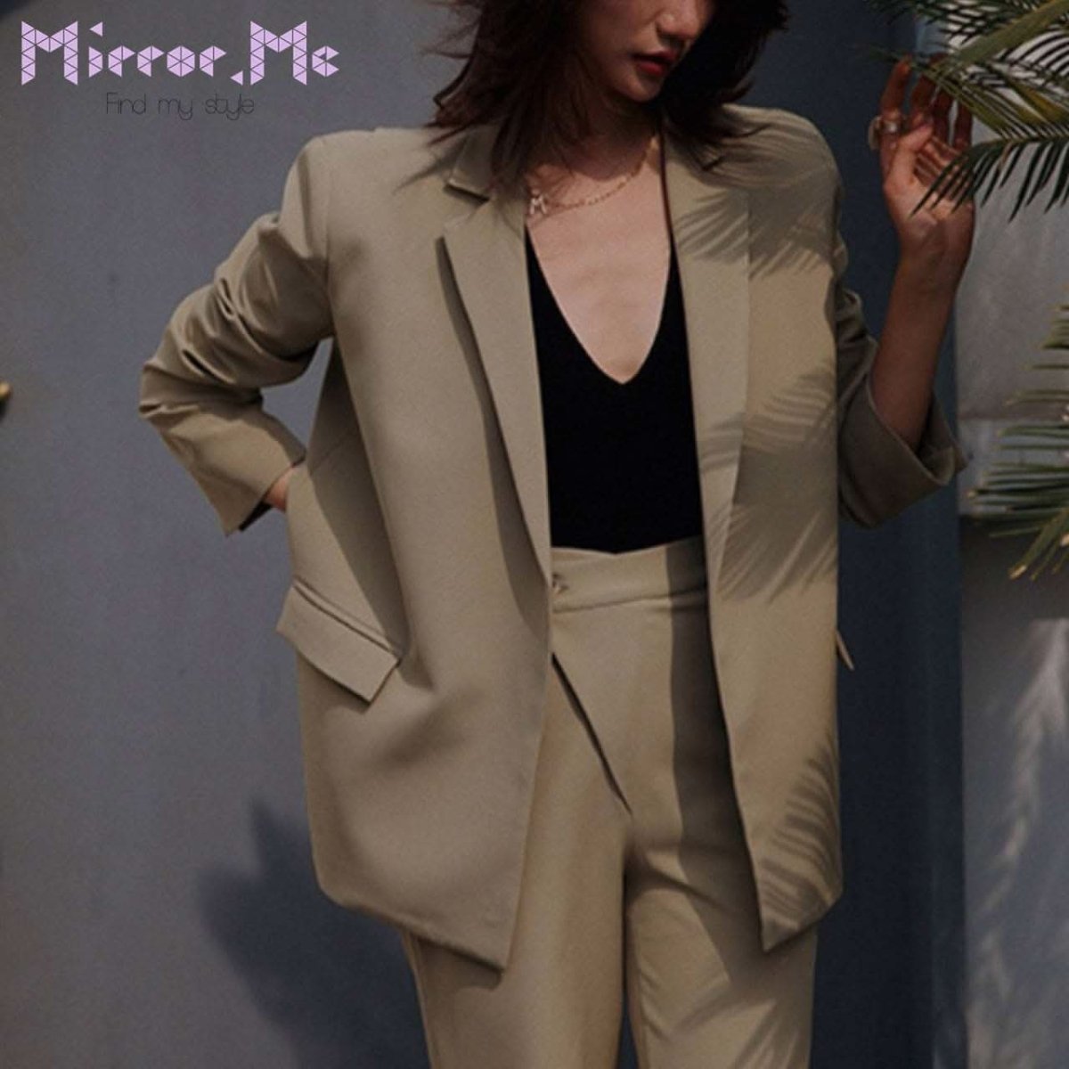 【動画あり】変形デザインバックオープンラフジャケット - select store mirror me【動画あり】変形デザインバックオープンラフジャケット56210099mirror meselect store mirror me56210099XS