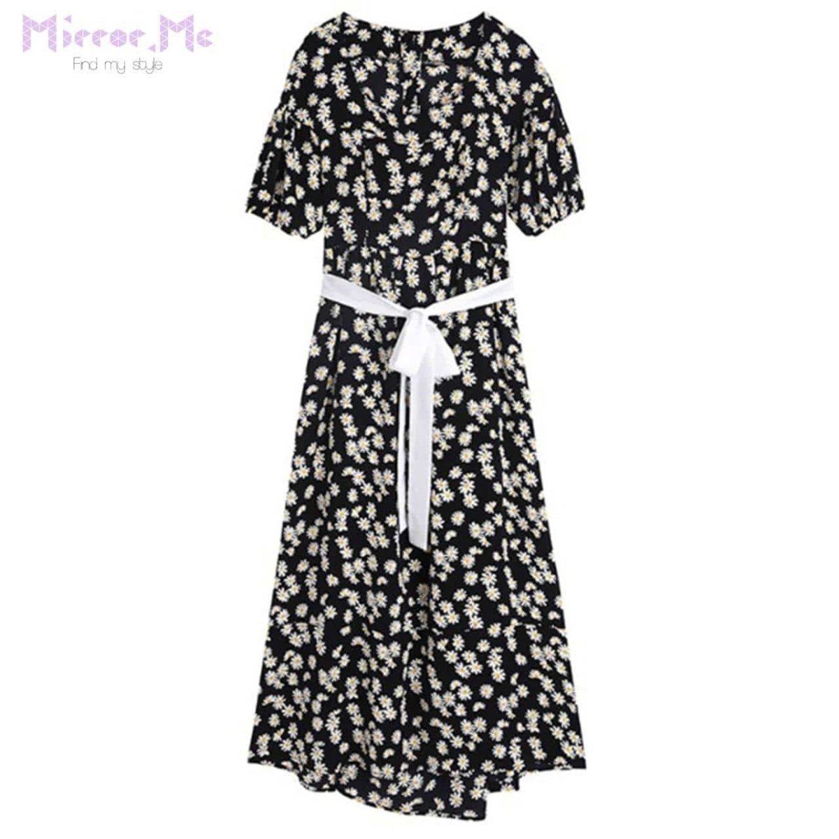 大人気！＜サイズ展開豊富＞【動画あり】バックオープンリボンデイジー柄マキシワンピース - select store mirror me大人気！＜サイズ展開豊富＞【動画あり】バックオープンリボンデイジー柄マキシワンピース57315129mirror meselect store mirror me57315129S