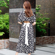 大人気！＜サイズ展開豊富＞【動画あり】バックオープンリボンデイジー柄マキシワンピース - select store mirror me大人気！＜サイズ展開豊富＞【動画あり】バックオープンリボンデイジー柄マキシワンピース57315129mirror meselect store mirror me57315129S