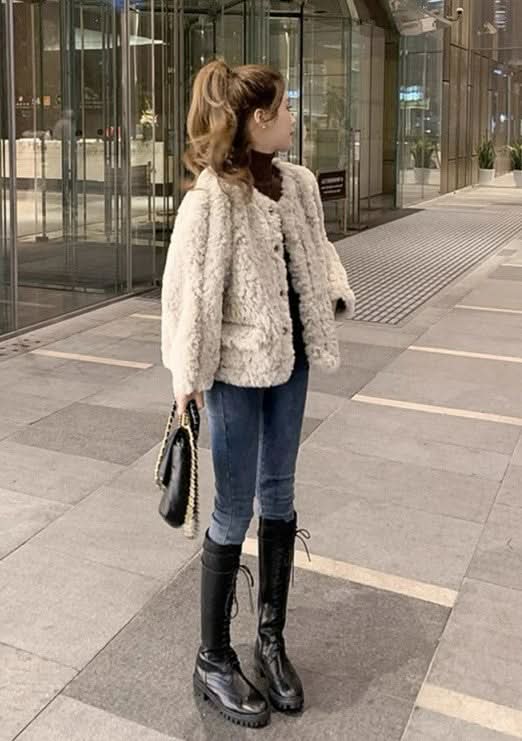 フワモコミディコート　３色展開 - select store mirror me