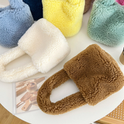 トレンドファーベアハンドバッグ　６色展開