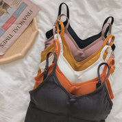 ＜ブラック即納＞【動画あり】パッド付きリブニットミニ丈キャミソール　６色展開 - select store mirror me＜ブラック即納＞【動画あり】パッド付きリブニットミニ丈キャミソール　６色展開114816379mirror meselect store mirror me114816379ホワイト
