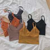 ＜ブラック即納＞【動画あり】パッド付きリブニットミニ丈キャミソール　６色展開 - select store mirror me＜ブラック即納＞【動画あり】パッド付きリブニットミニ丈キャミソール　６色展開114816379mirror meselect store mirror me114816379ホワイト