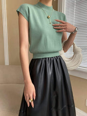 【動画あり】ドロップノースリーブニットトップス　６色展開 - select store mirror me【動画あり】ドロップノースリーブニットトップス　６色展開197274596mirror meselect store mirror me197274596ホワイト