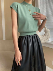 【動画あり】ドロップノースリーブニットトップス　６色展開 - select store mirror me【動画あり】ドロップノースリーブニットトップス　６色展開197274596mirror meselect store mirror me197274596ホワイト