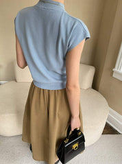 【動画あり】ドロップノースリーブニットトップス　６色展開 - select store mirror me【動画あり】ドロップノースリーブニットトップス　６色展開197274596mirror meselect store mirror me197274596ホワイト
