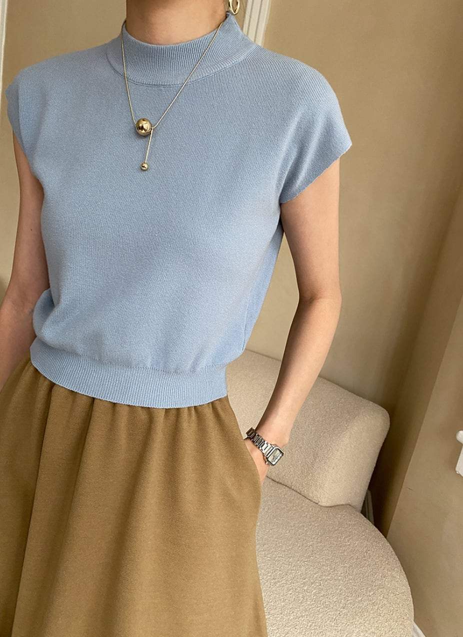 【動画あり】ドロップノースリーブニットトップス　６色展開 - select store mirror me【動画あり】ドロップノースリーブニットトップス　６色展開197274596mirror meselect store mirror me197274596ホワイト