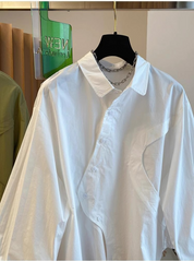 アシンメトリーカーブシャツ