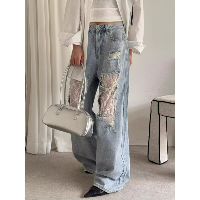 レースワイドレックデニム