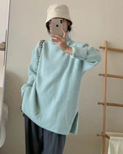 サイドスリットタートルネックセーター　７色展開 - select store mirror meサイドスリットタートルネックセーター　７色展開221422173mirror meselect store mirror me221422173ホワイト