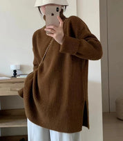 サイドスリットタートルネックセーター　７色展開 - select store mirror meサイドスリットタートルネックセーター　７色展開221422173mirror meselect store mirror me221422173ホワイト